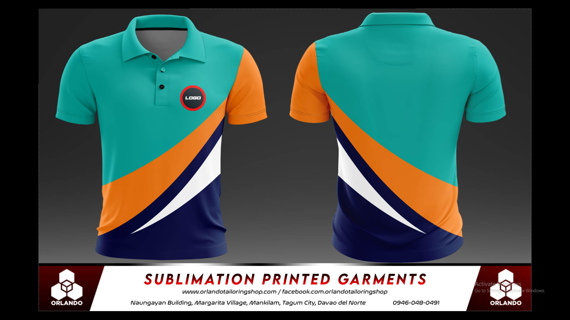 Sublimation Polo Shirt - Tagum City , Davao Del Norte