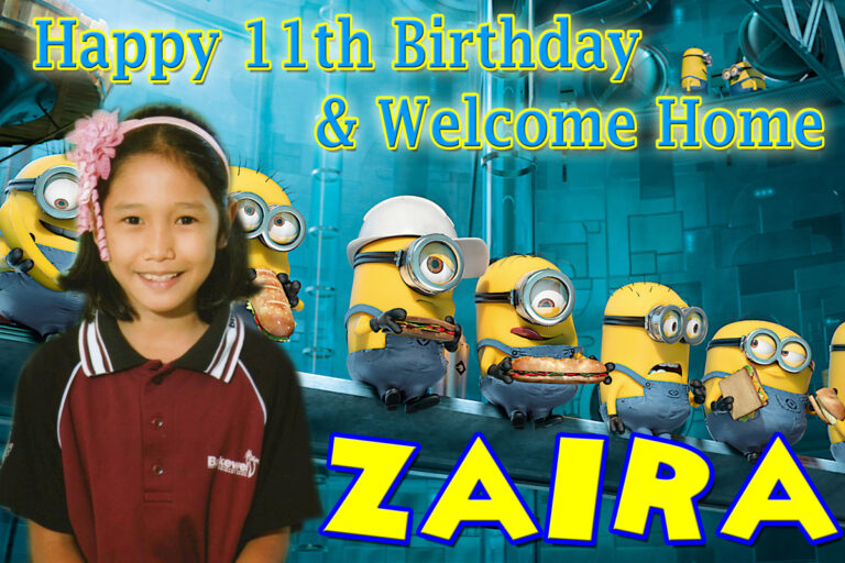 11th Birthday Tarpaulin – Tagum City