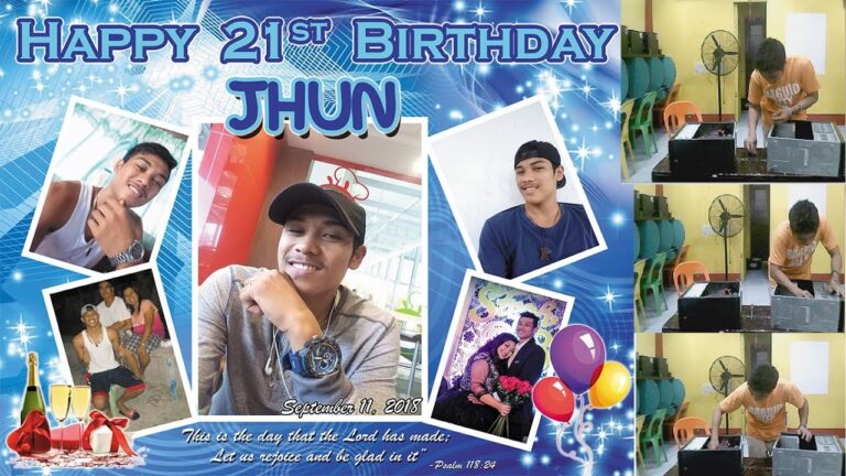 21st Birthday Tarpaulin – Tagum City