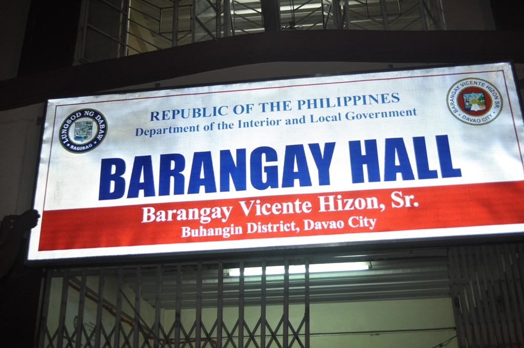 You are currently viewing Barangay Hall Signage – Tagum City