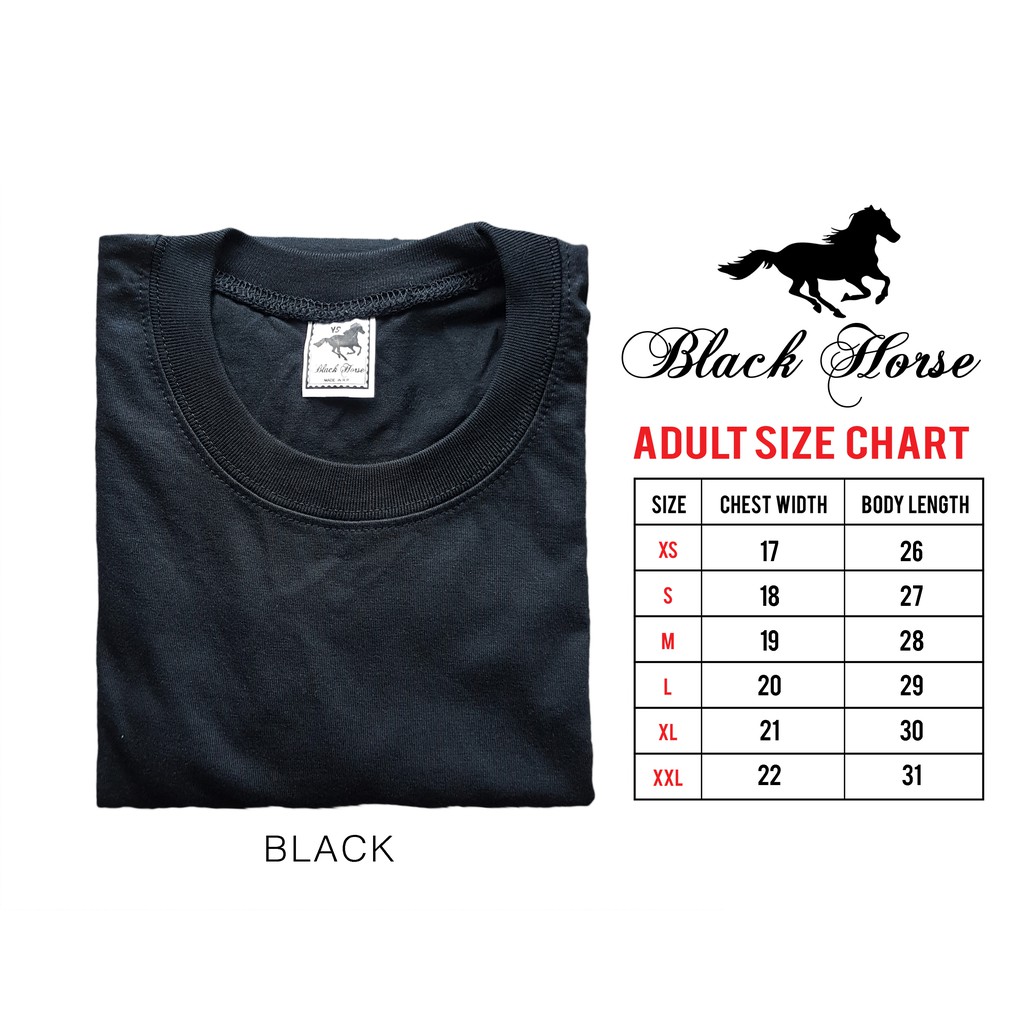 You are currently viewing Blackhorse Plain T-Shirt – Tagum City