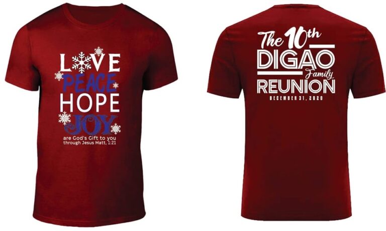 Family Reunion Shirts – Tagum City