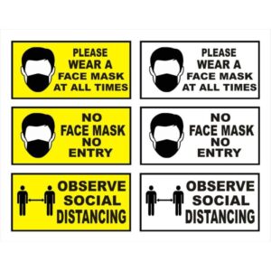 Read more about the article Wear Face Mask / Social Distancing Sign – Tagum City