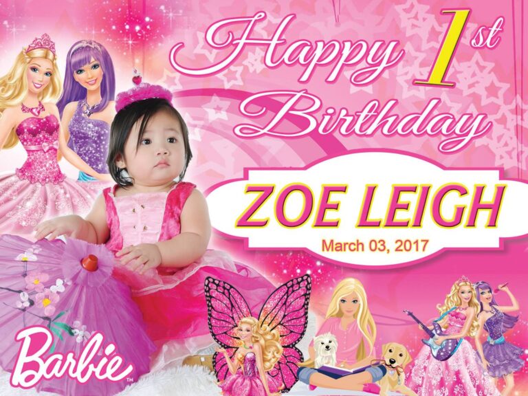 Barbie Birthday Tarpaulin – Tagum City