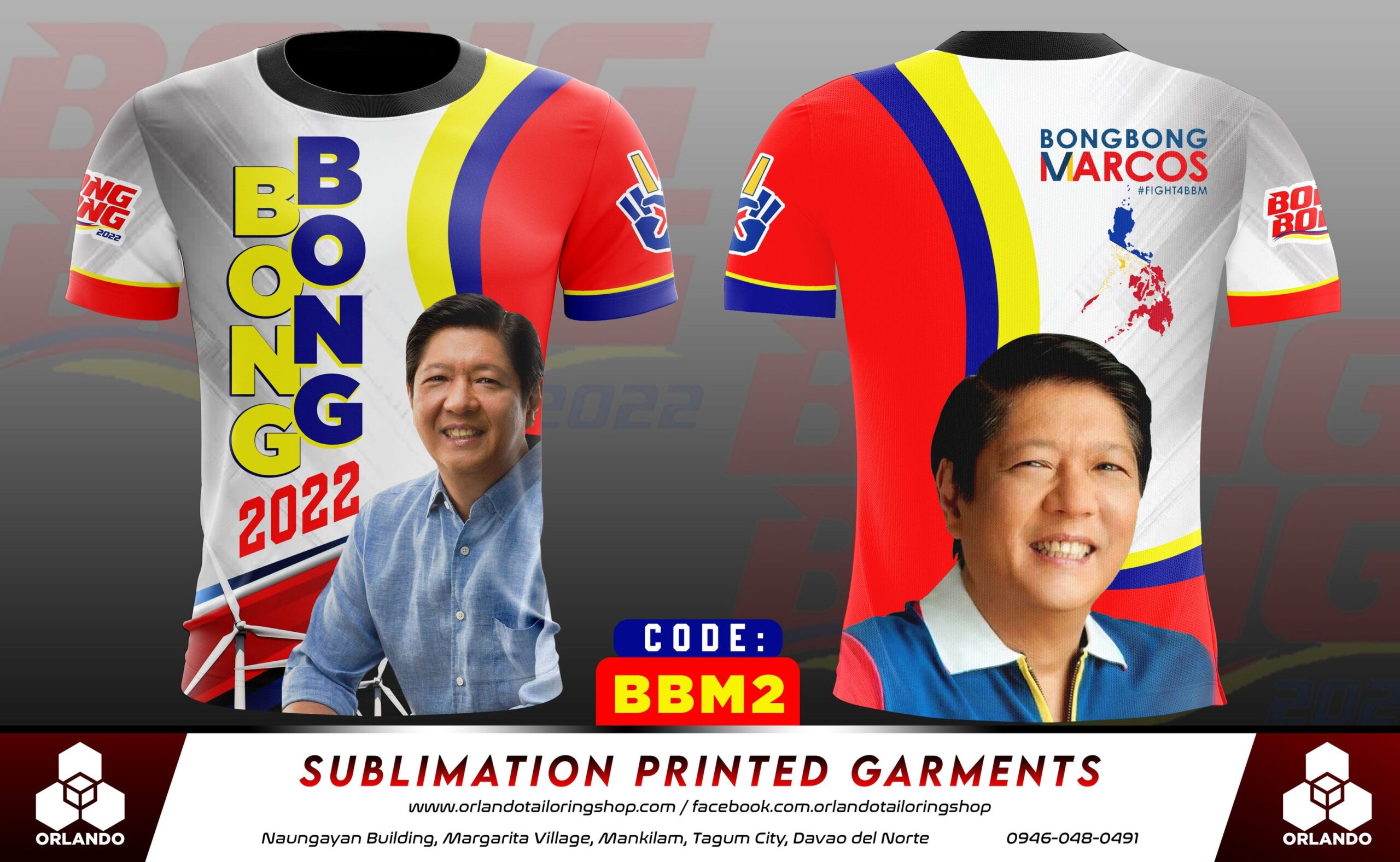 Read more about the article Bong Bong Marcos (BBM) Sublimation T-Shirt – Tagum City