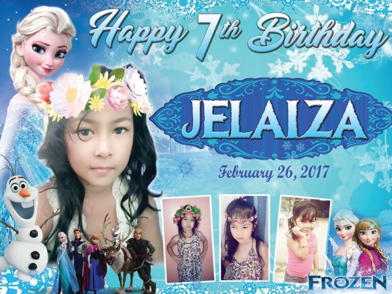 Frozen Birthday Tarpaulin – Tagum City