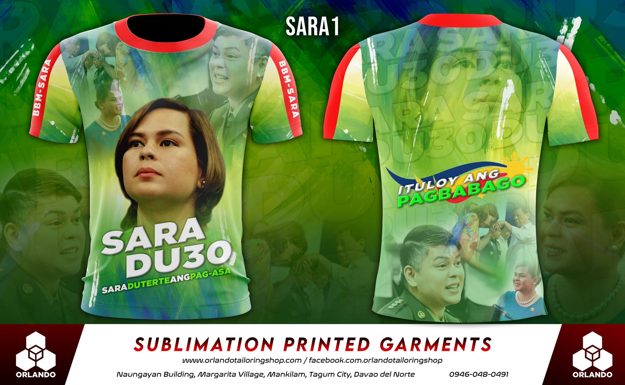 You are currently viewing Sara Duterte Sublimation T-Shirt – Tagum City