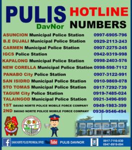 Read more about the article Police Station Hotline Numbers – Davao Del Norte