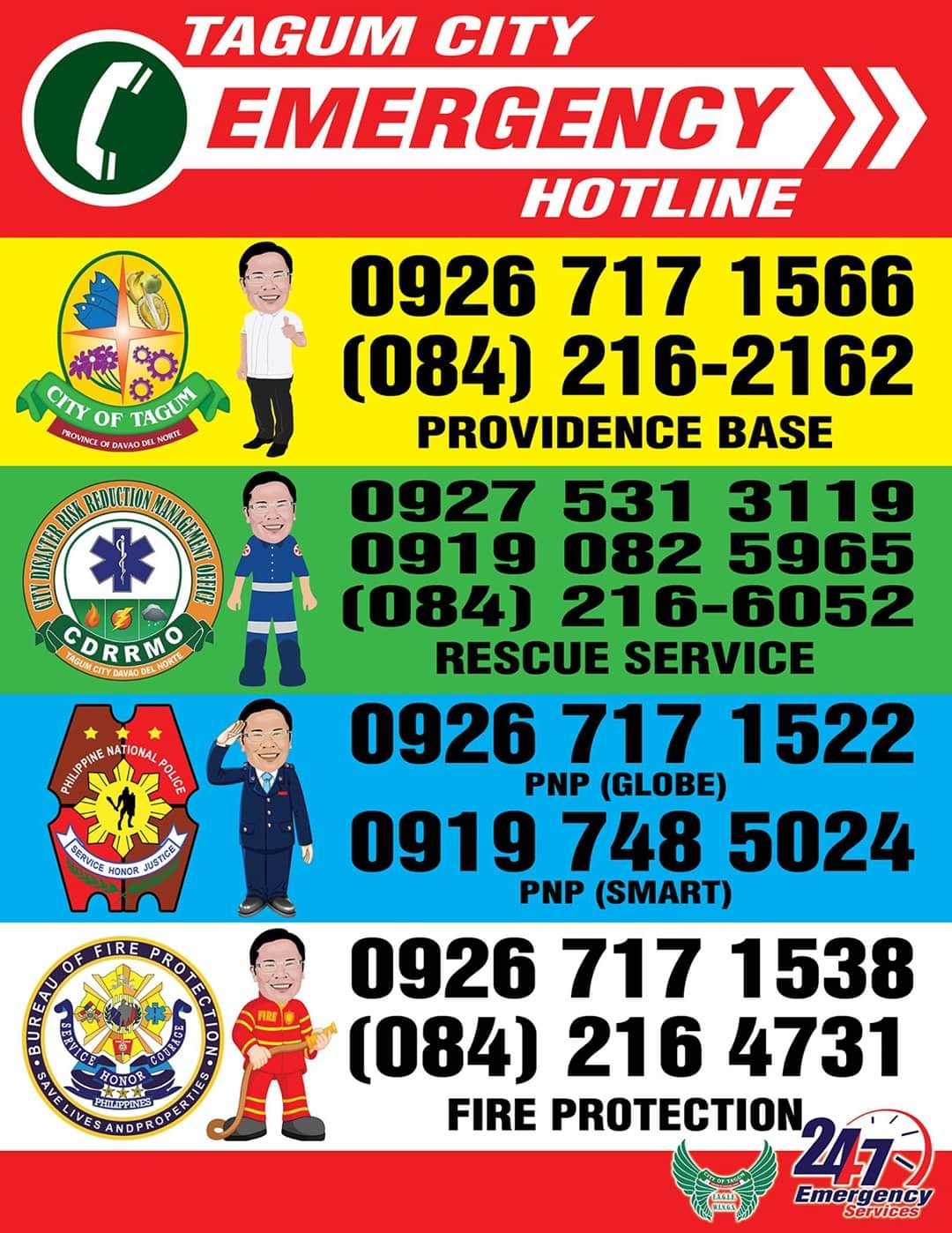 You are currently viewing Emergency Hotline Numbers – Tagum City
