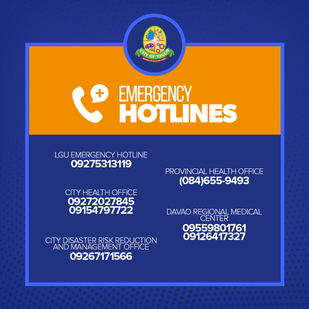 Emergency Hotline Numbers - Tagum City