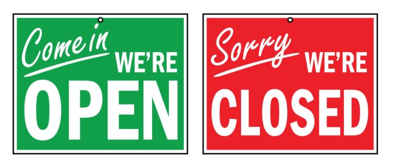 Open / Closed Sign – Tagum City