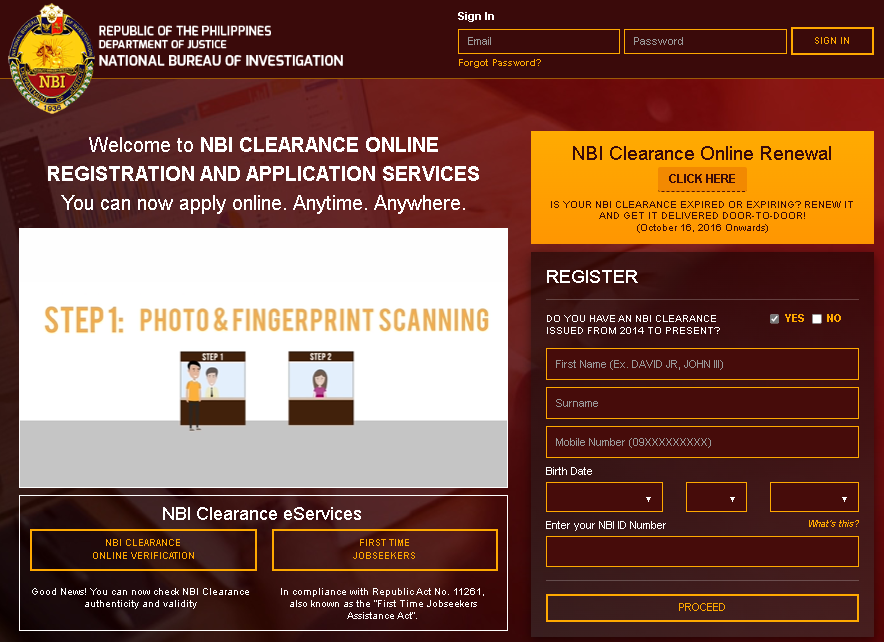 You are currently viewing NBI Clearance Online Application 2023 – Tagum City