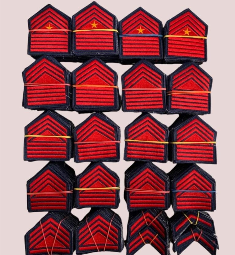PNP Rank Insignia Embroidery – Tagum City