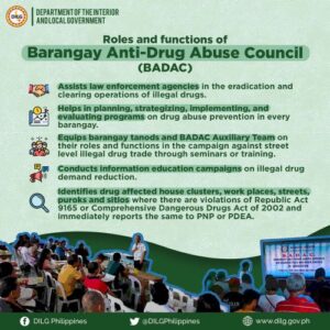 Read more about the article Barangay Anti-Drug Abuse Council (BADAC) – Tagum City