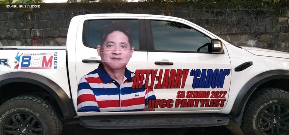 You are currently viewing Campaign Car Decals – Tagum City