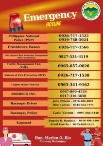 Read more about the article Barangay Mankilam Emergency Hotline Numbers