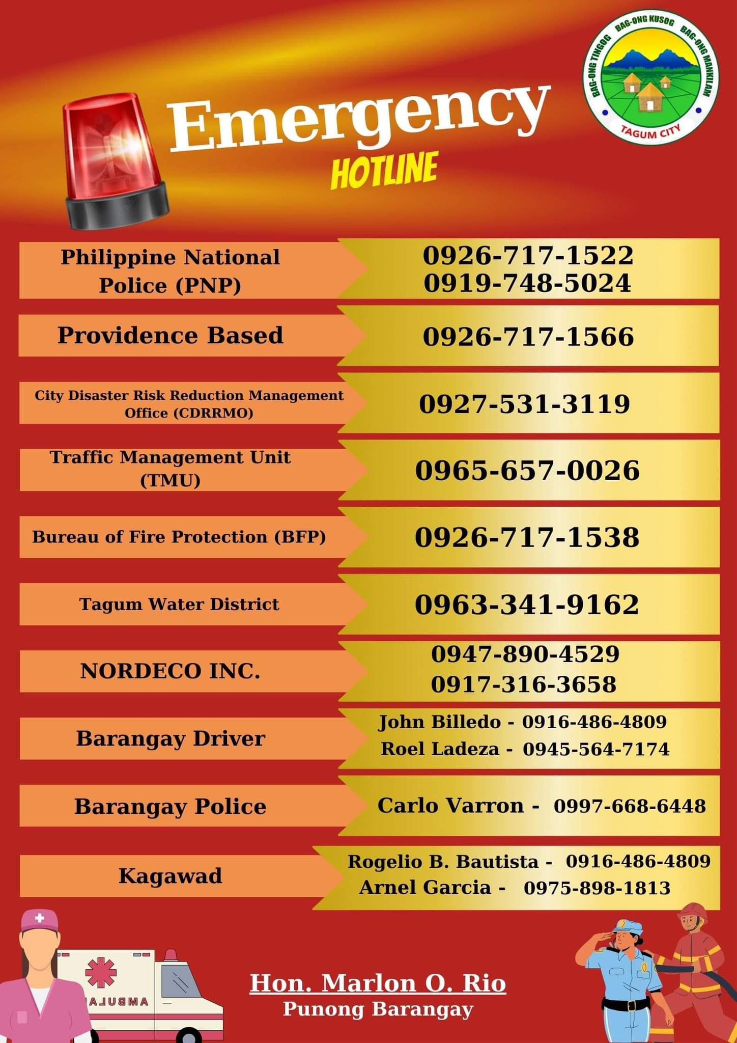 You are currently viewing Barangay Mankilam Emergency Hotline Numbers