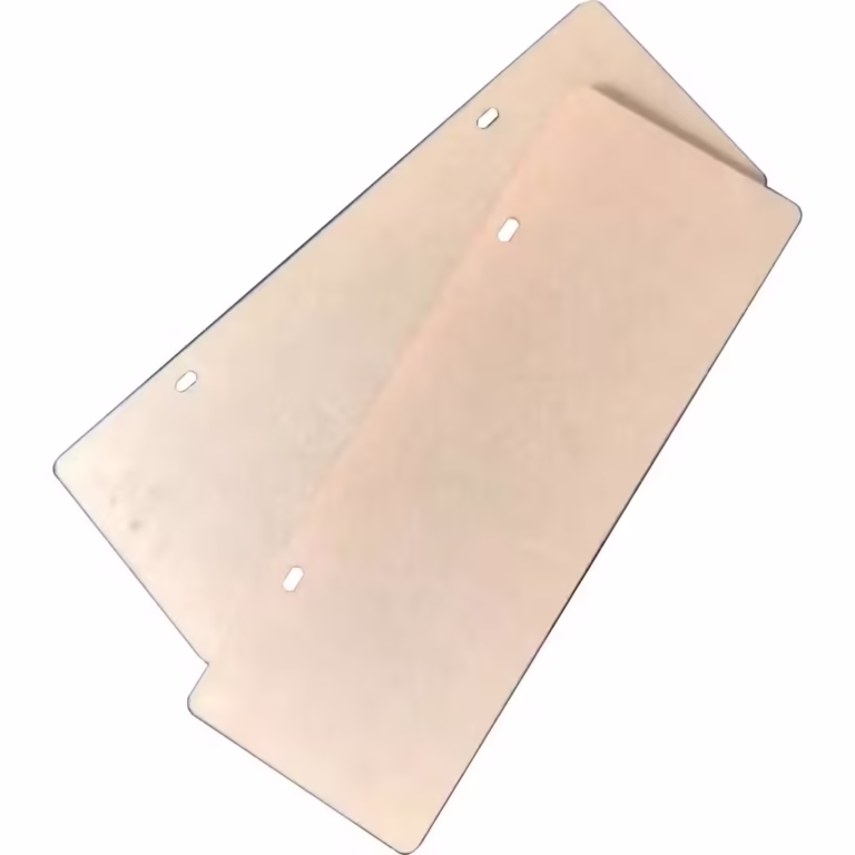 Clear Acrylic Plate Number