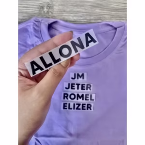 Custom Iron-On Name Labels | Personalized Waterproof Fabric Tags for Clothes & Uniforms