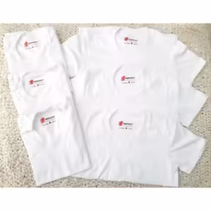Kentucky Kids Plain White Round Neck T-shirt (Per Piece)