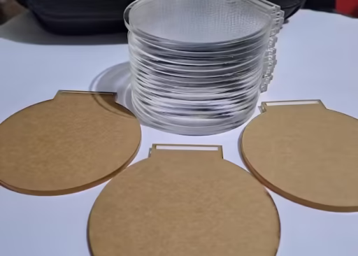 Precut Acrylic Award Medal