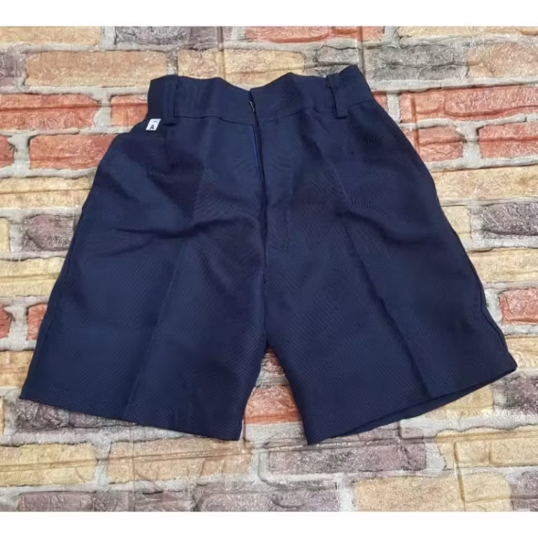 Boys School Uniform Shorts with Back Garter