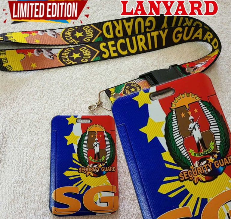 SG Security Officer ID Lanyard with Lace