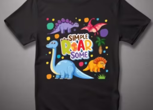 Boys’ Cotton Dinosaur Toddler T-Shirts