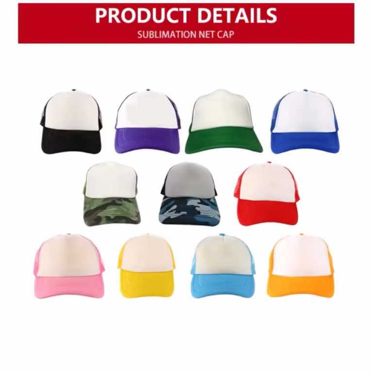 Sublimation Trucker Hats – Plain Baseball Caps