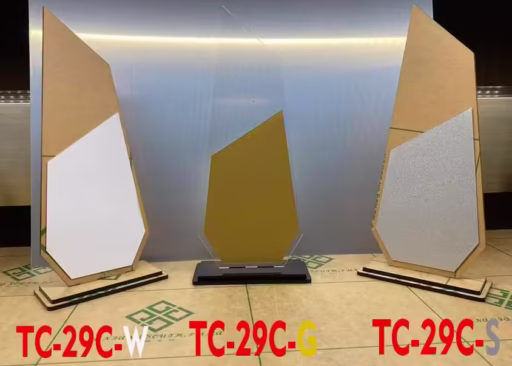 Clear Acrylic Plaque – Blank, Transparent Trophy Award