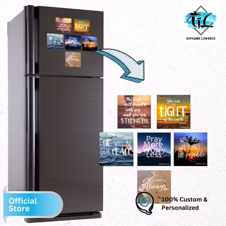 Inspirational Bible Verse Fridge Magnets