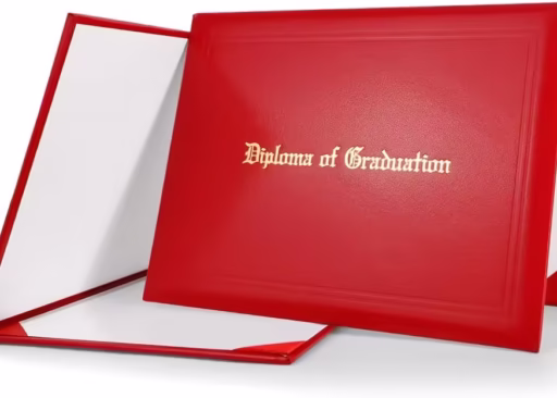 Maroon Diploma Cover for Certificates