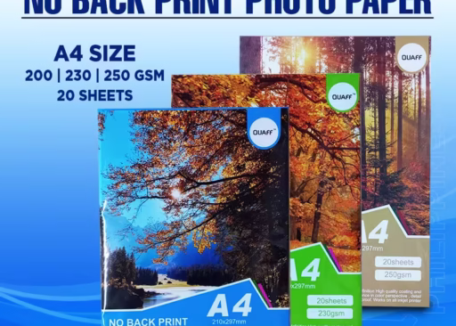 QUAFF No Back Print Glossy Inkjet Photo Paper