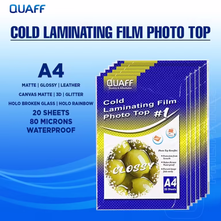 QUAFF Premium Photo-Top Cold Laminating Film