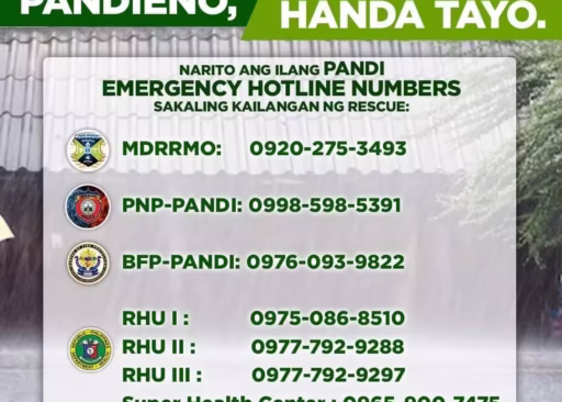 Emergency Hotline Numbers for Pandi, Bulacan Residents