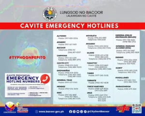 Cavite Emergency Hotlines: Be Prepared