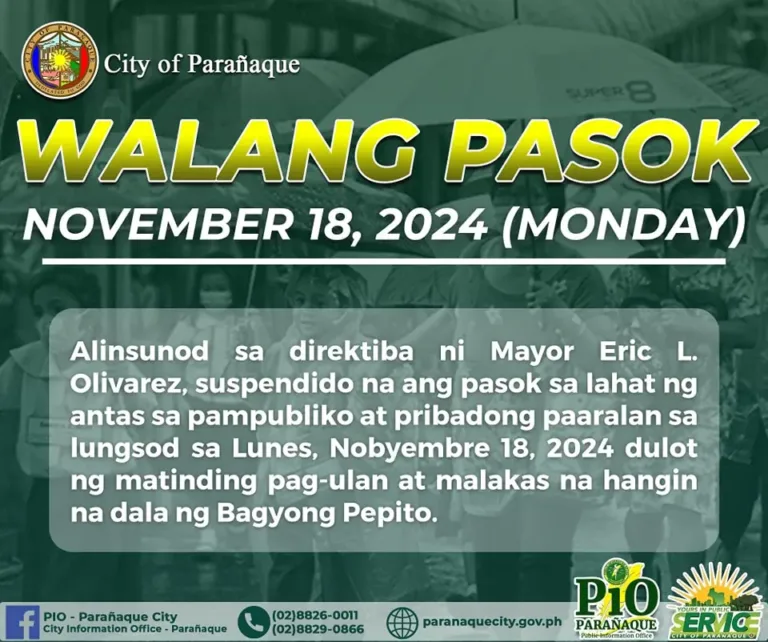 Emergency Hotlines for Parañaque City