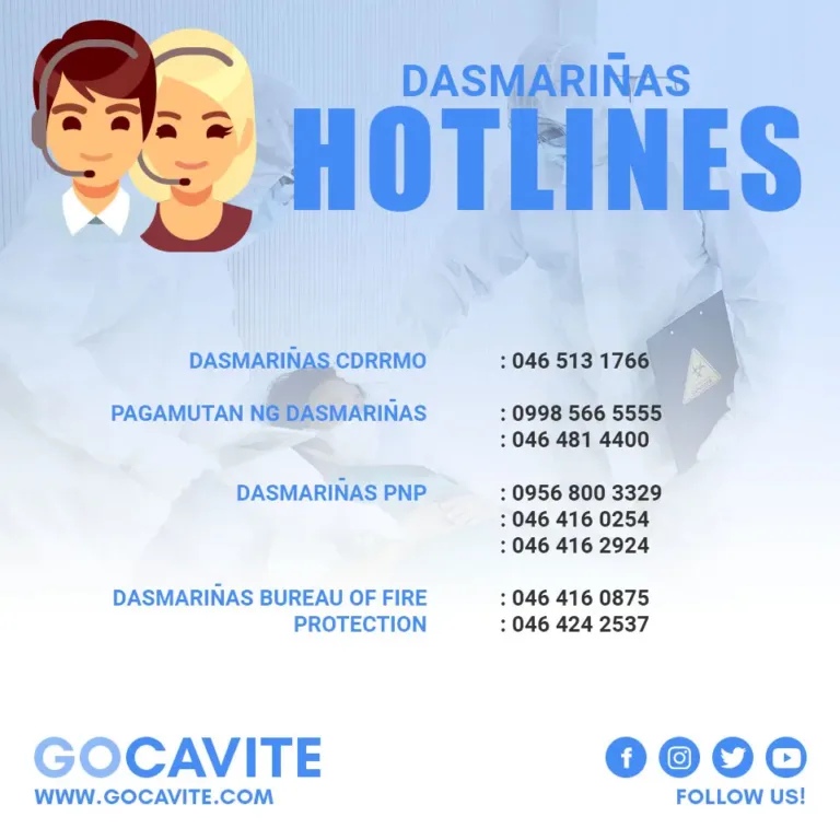 Emergency Hotlines of Dasmariñas, Cavite