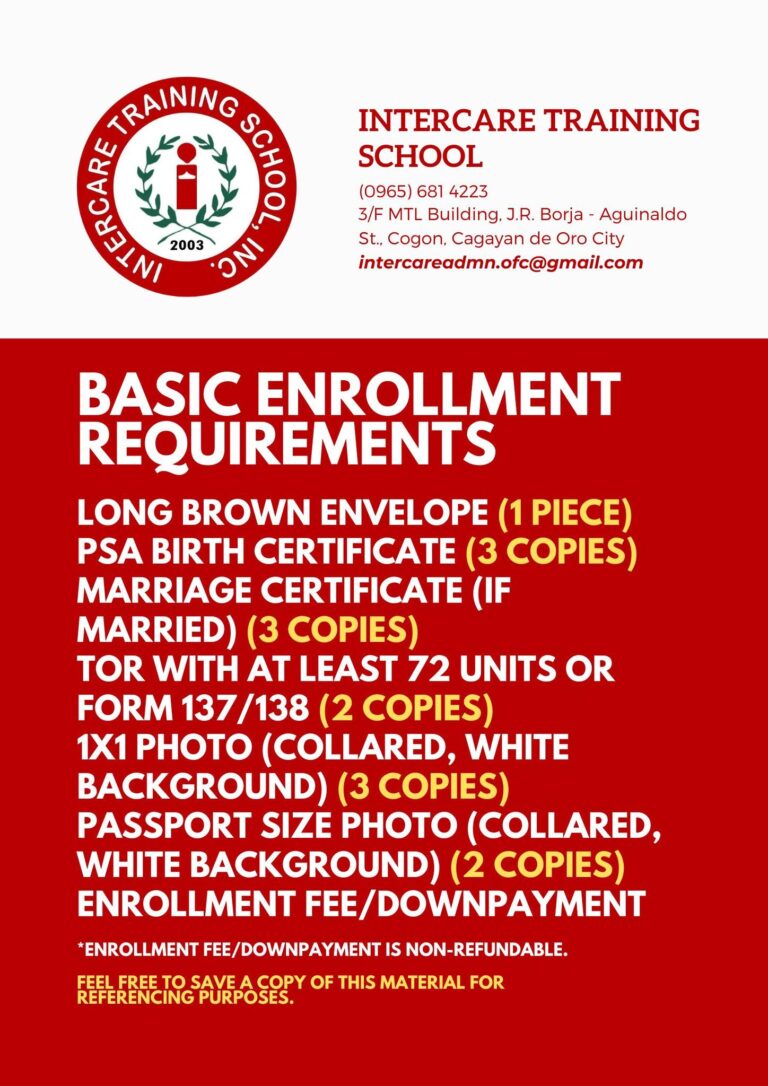 Caregiving and Healthcare with Intercare Training School, Inc.