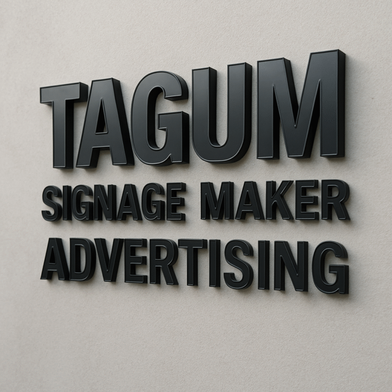 Tagum Signage Maker and Layout Designs