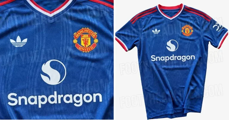 Man United 2026/27 Away Kit Leaked – Royal Blue & Trefoil Design