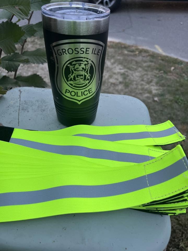 Custom reflective armbands and slap wraps for night-running safety and brand visibility