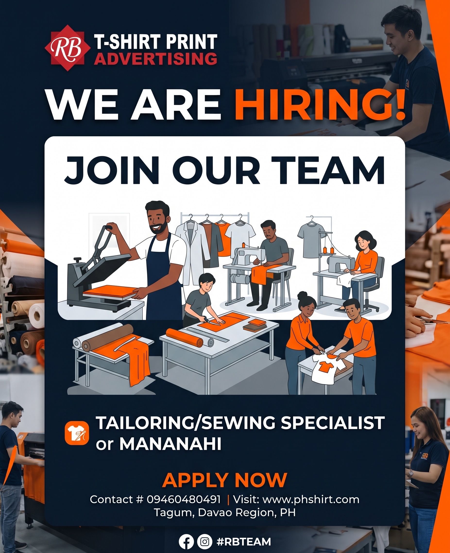 Industrial garment assembly line and textile manufacturing facility