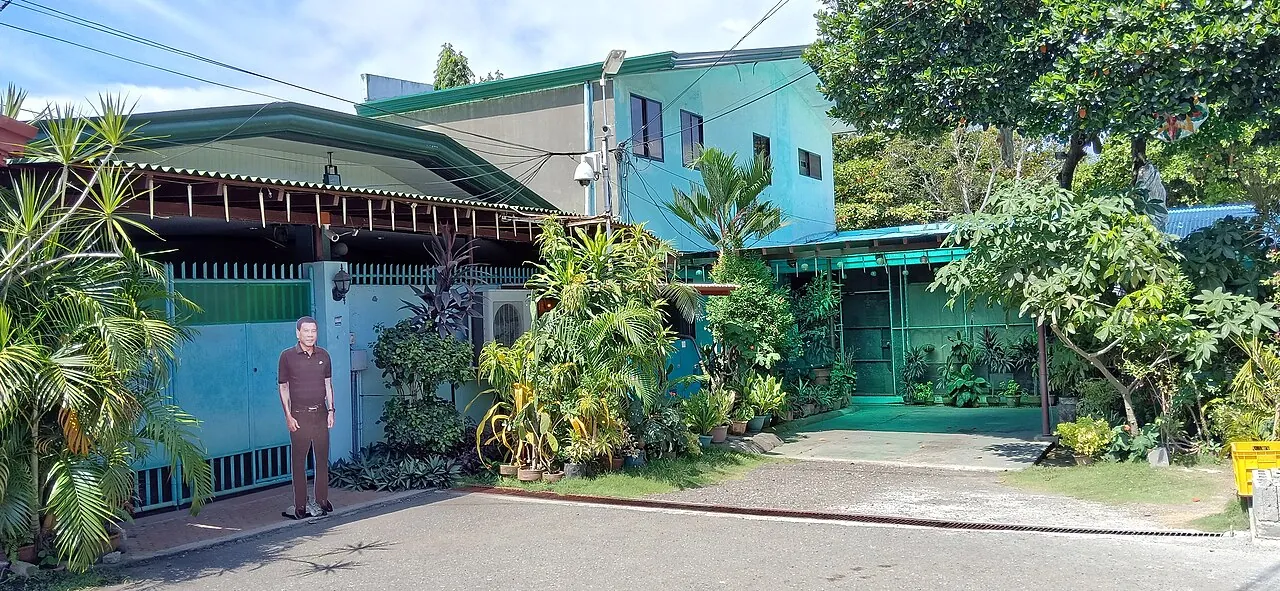 Duterte Residence exterior captured in Davao City