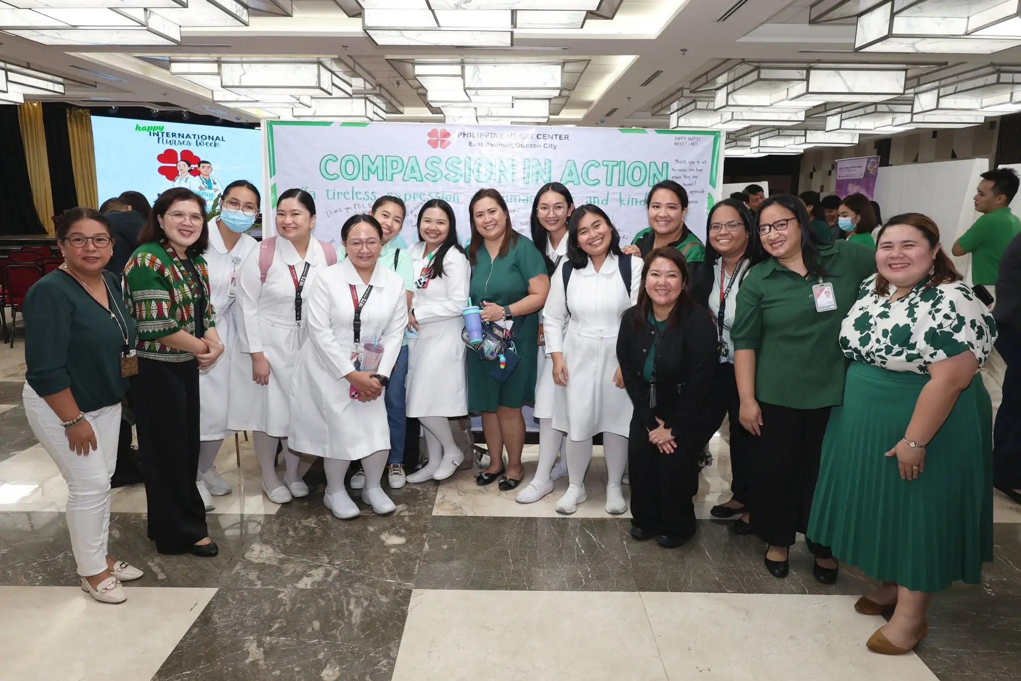 Philippine Heart Center PHC nurses and healthcare staff uniforms