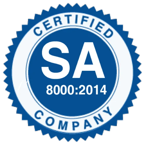 SA8000 Social Accountability Certification logo