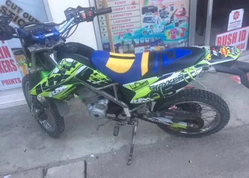 Motorcycle Decals Sticker – Tagum City