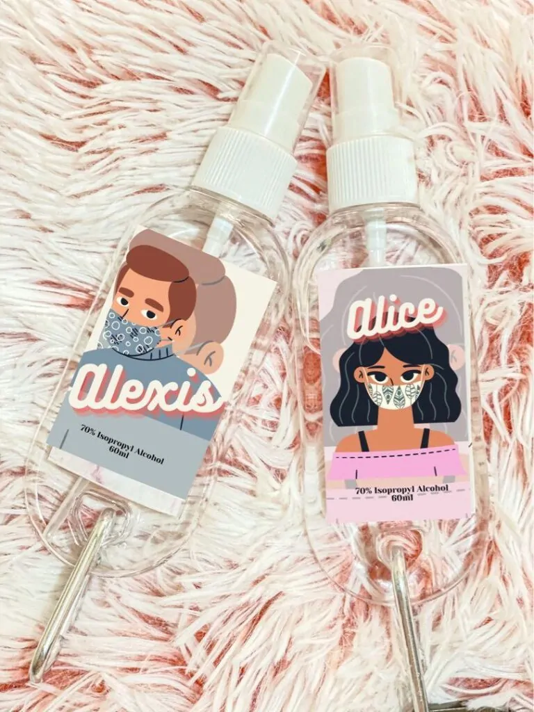 Customized Spray Bottles with Stickers – Tagum City