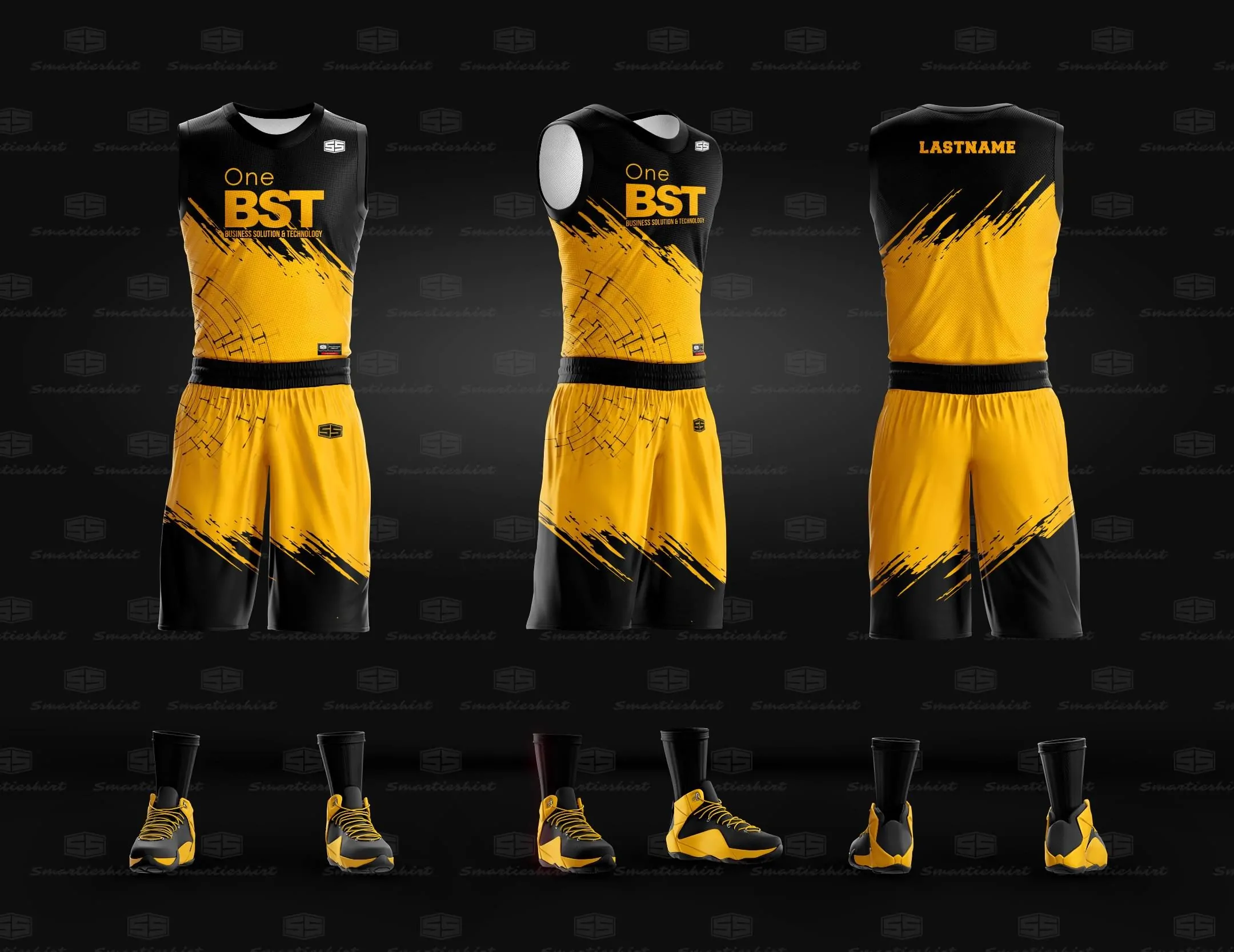 Reversible Basketball Jersey & Shorts Uniform - Image 3