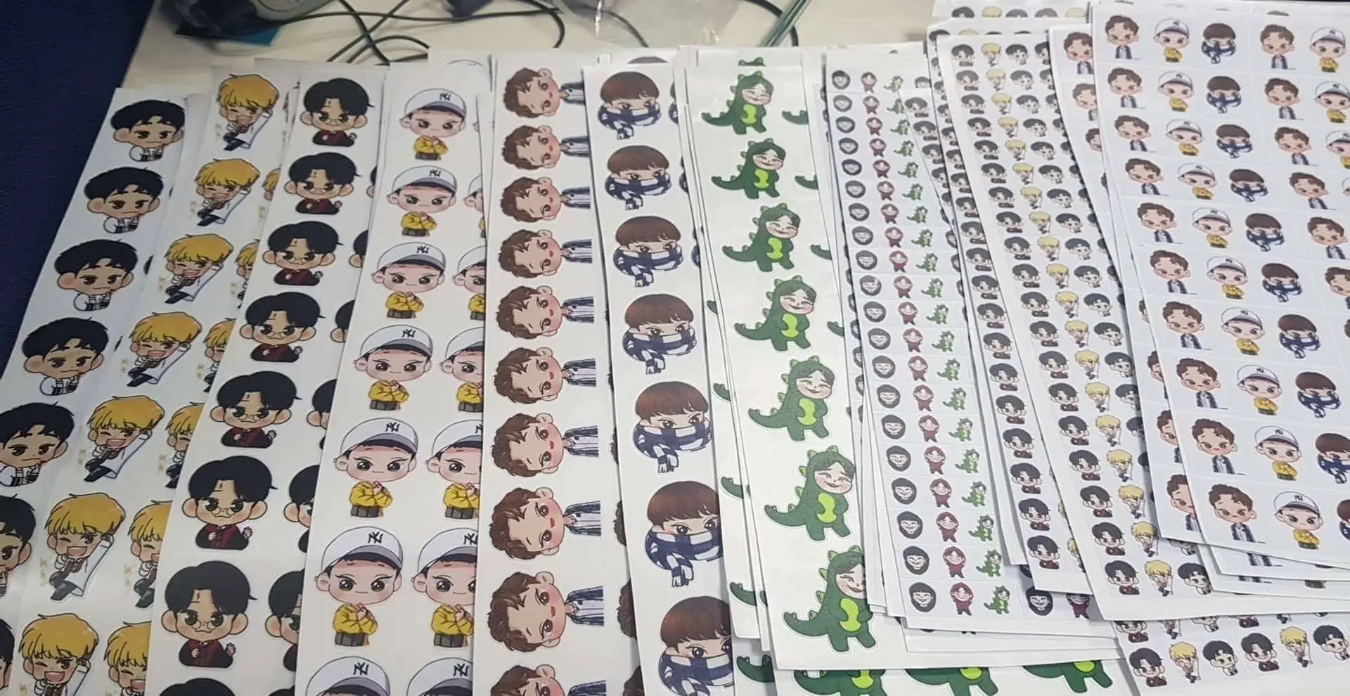[2 Sheets] A4 Customized / Personalized Sticker / Glossy / Matte / Clear / Laminated / Machine Cut - Image 2